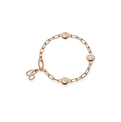 Золотой браслет Chopard Happy Diamonds 85A117-5010