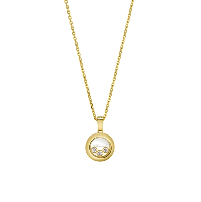 Золотой кулон Chopard Happy Diamonds 79A018-0001