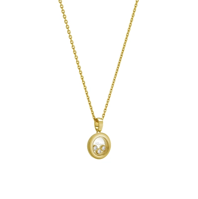 Золотой кулон Chopard Happy Diamonds 79A018-0001