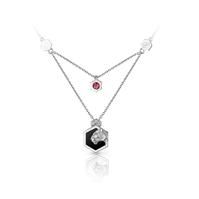 Золотой кулон Carrera y Carrera Hexagon