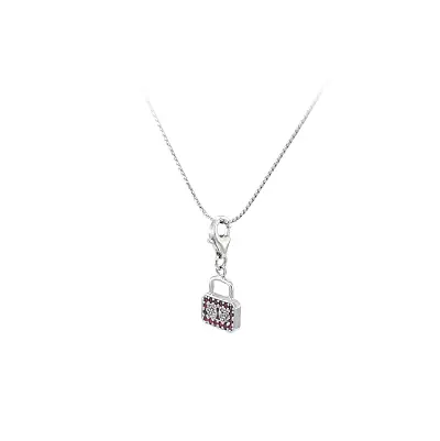 Подвеска-браслет из белого золота