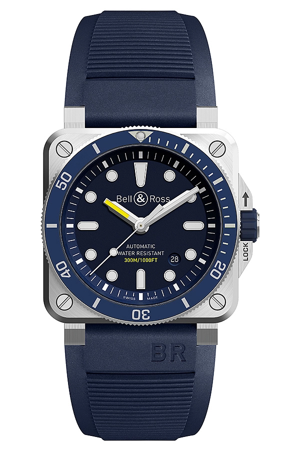 Bell & Ross Diver Blue BR0392-D-BU-ST/SRB