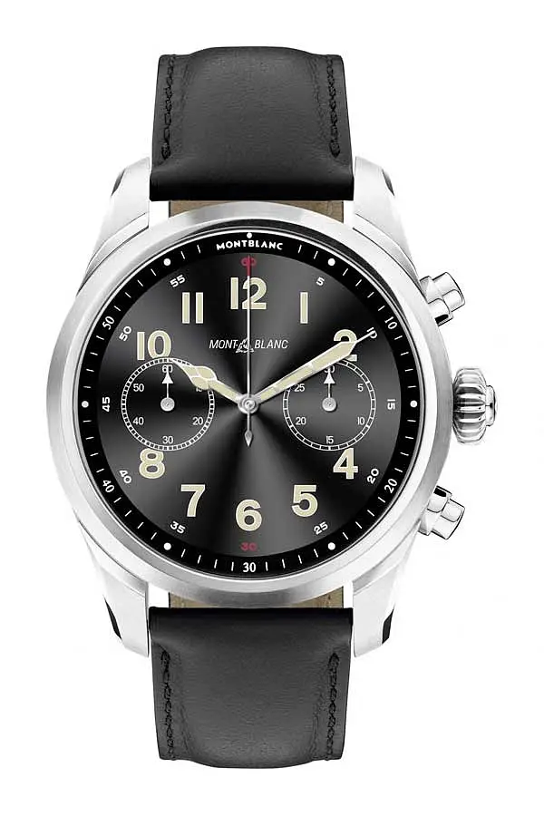 Montblanc Summit 2 из нержавеющей стали и кожи 127647