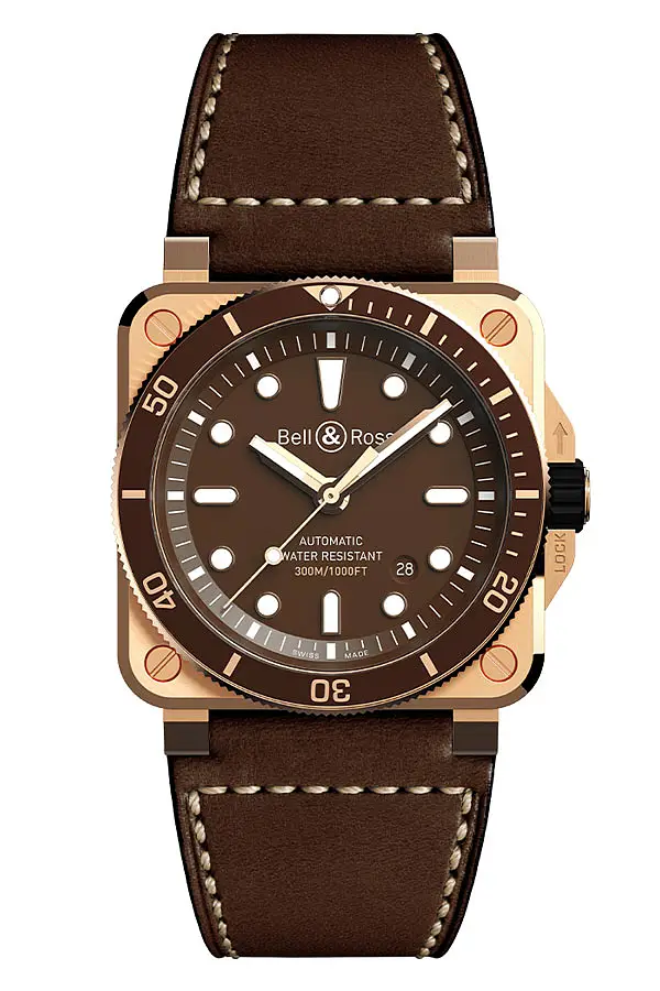 Bell & Ross BR03-92 Diver Brown Bronze BR0392-D-BR-BR/SCA