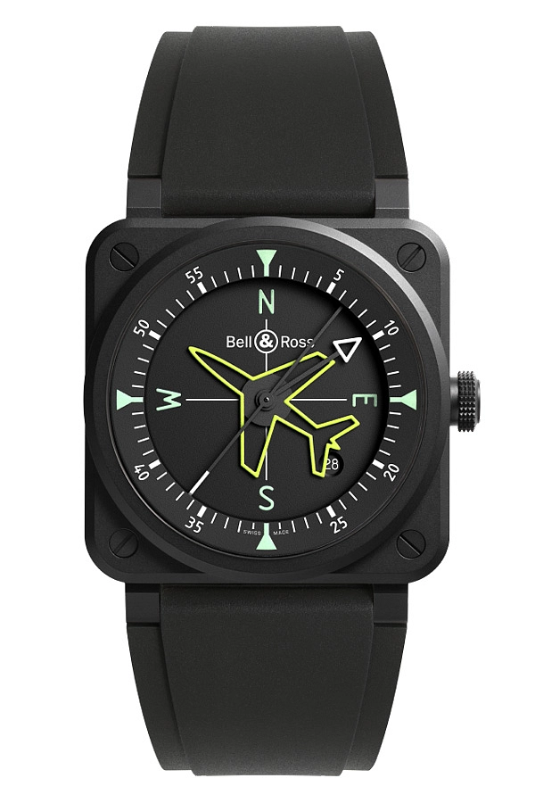 Bell & Ross BR 03 Гирокомпас BR03A-CPS-CE/SRB