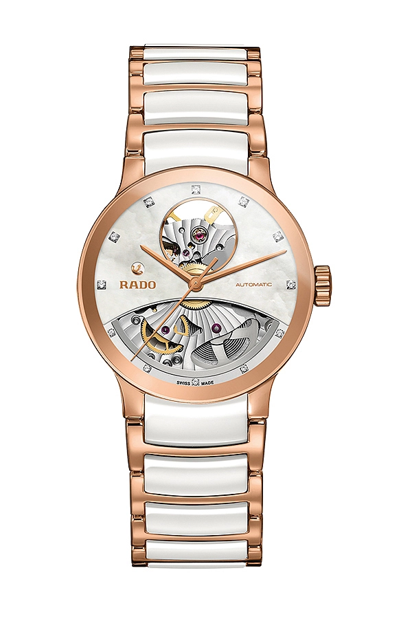 Rado Centix Женские автоматические часы с открытым сердцем с бриллиантами R30248902