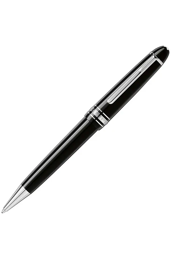 Ручка-шариковая Montblanc Meisterstück Midsize с платиновым покрытием MB132491