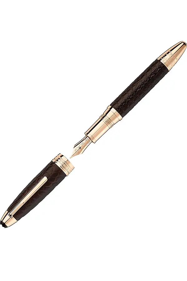 Перьевая ручка Montblanc Great Masters Exotic Brown Alligator 119693