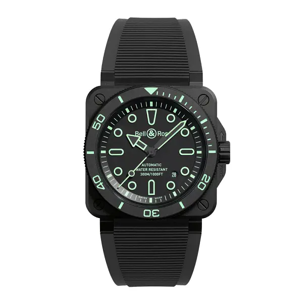Bell & Ross BR-03 Diver Lum Outline BR03A-D-OL-CE/SRB