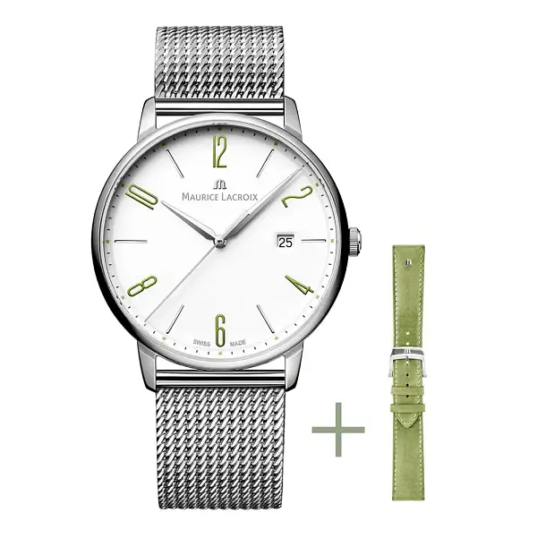 Maurice Lacroix Eliros Date 40mm Strap Set EL1118-SS00S-120-D