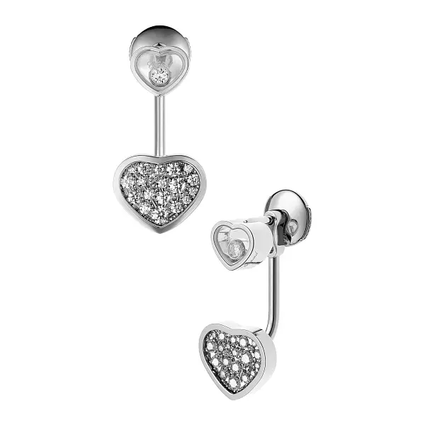 Золотые серьги Chopard Happy Hearts 83A082-1009