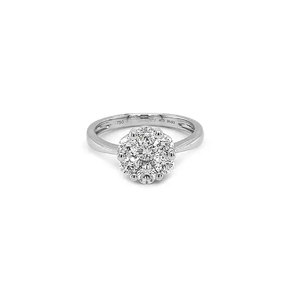 Золотое кольцо с бриллиантами