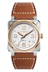 Bell & Ross BR 03 Белая сталь и золото BR03A-WH-STPG/SCA