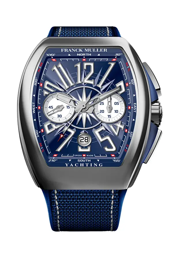 Franck Muller Vanguard Yachting V 45 CC DT YACHT AC (BL)