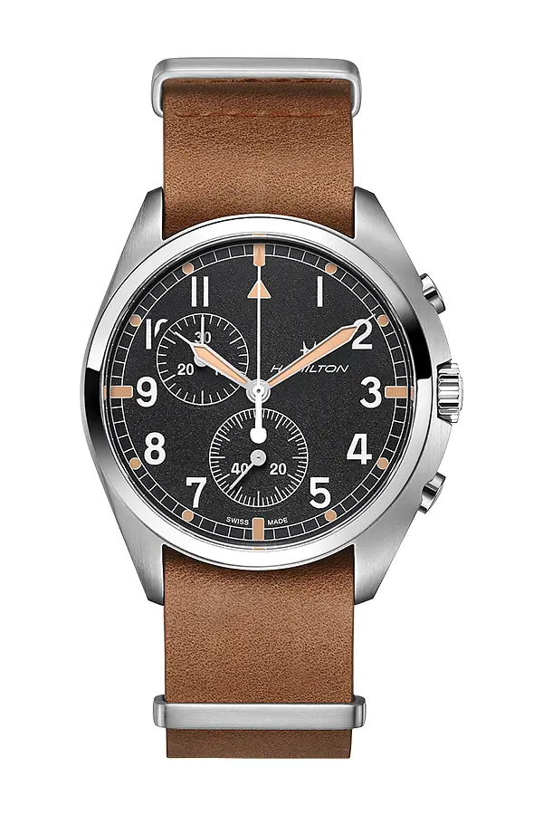 Khaki Aviation Pilot Pioneer Chrono Quartz H76522531
