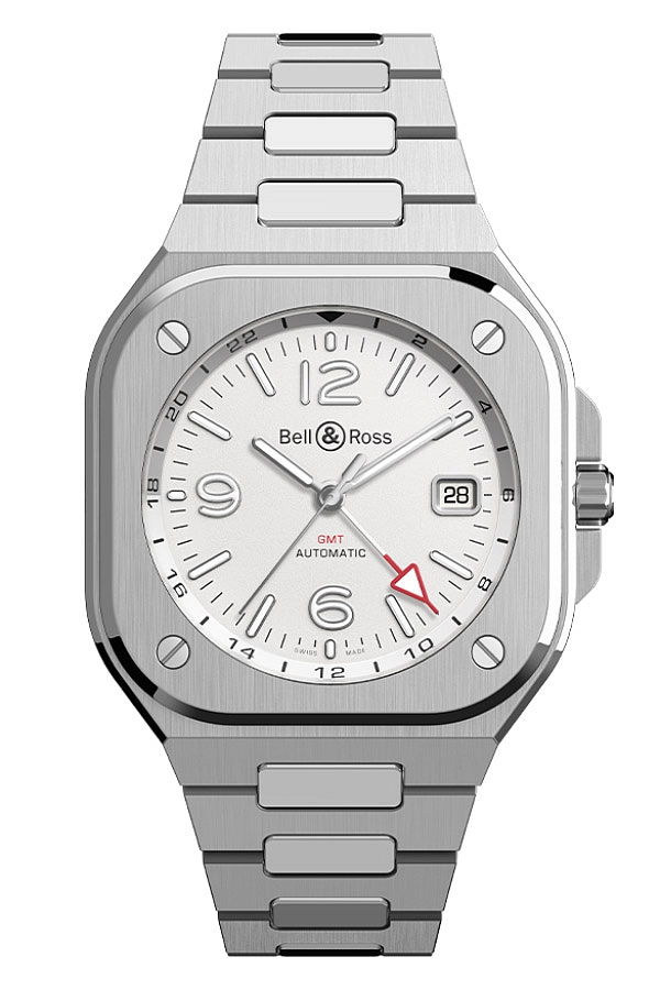 Bell & Ross BR 05 GMT White BR05G-SI-ST/SST