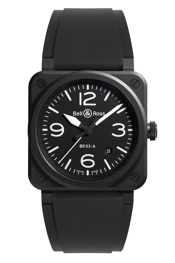 Bell & Ross BR 03 Black Matte BR03A-BL-CE/SRB