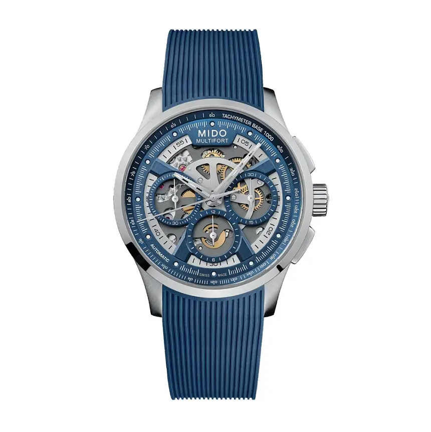 Mido Multifort Skeleton Chronograph M038.662.17.040.00