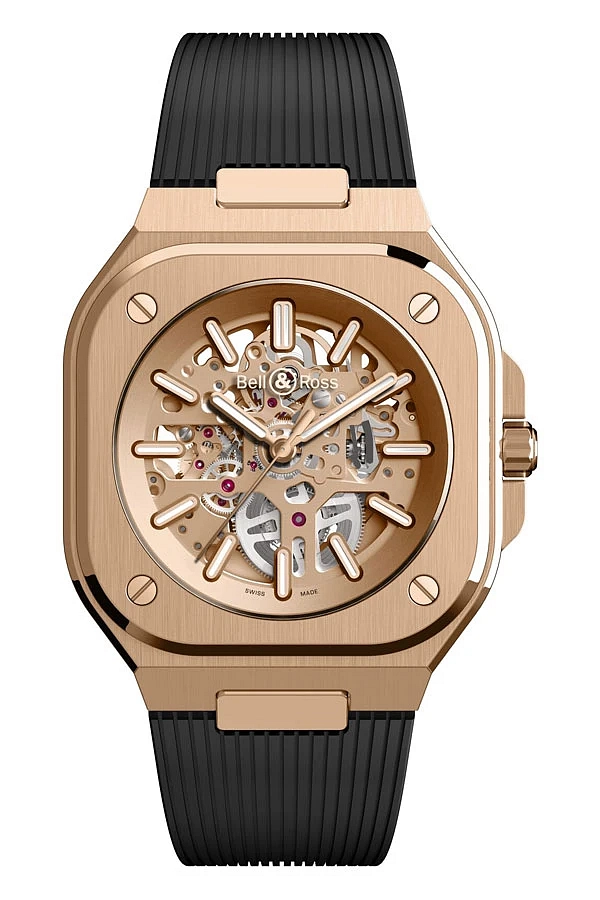 Bell & Ross BR 05 Skeleton Gold BR05A-PG-SK-PG/SRB