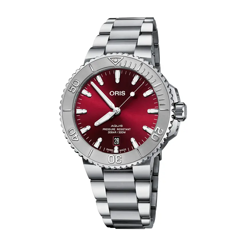 Oris Aquis Date Cherry Edition 01 733 7766 4158-07 8 22 05PEB