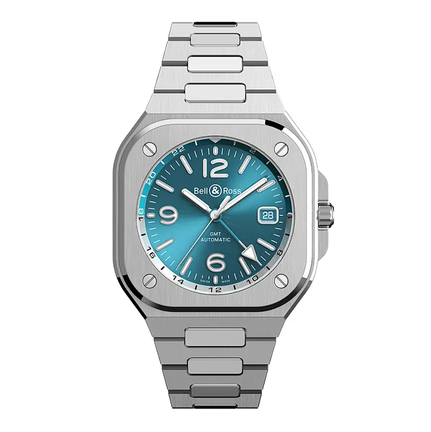 Bell & Ross BR-05 GMT Sky Blue BR05G-PB-ST/SST