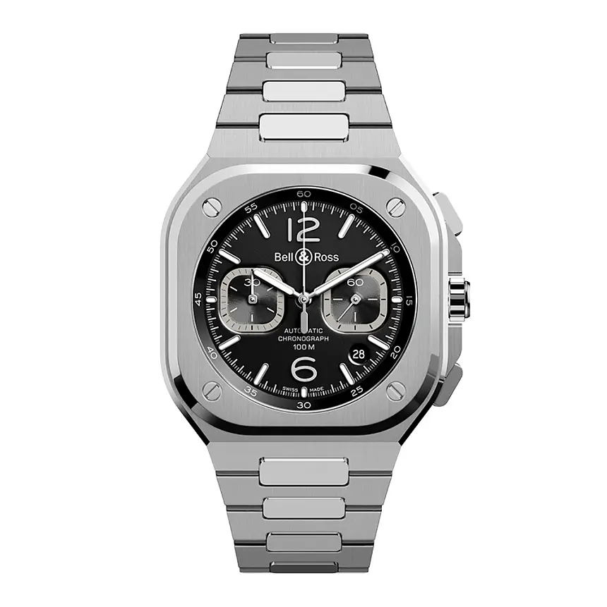 Bell & Ross BR 05 Chrono Black Steel BR05C-BL-ST/SST