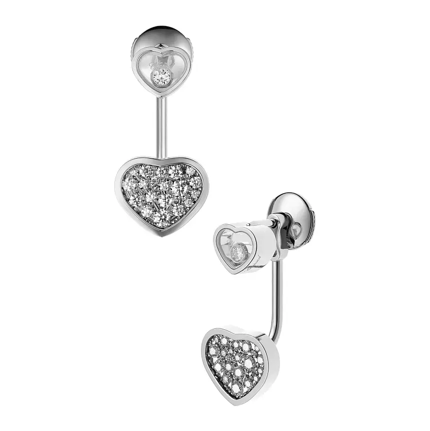 Золотые серьги Chopard Happy Hearts 83A082-1009