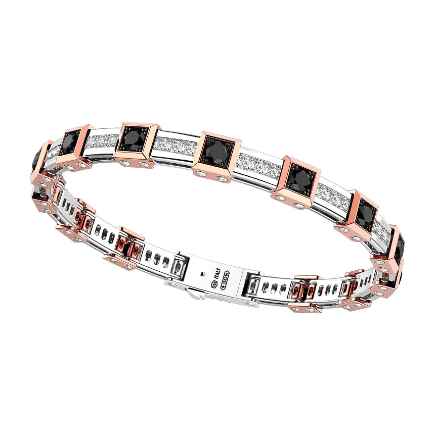 Золотой браслет Zancan Couture Sapphire EB710BR