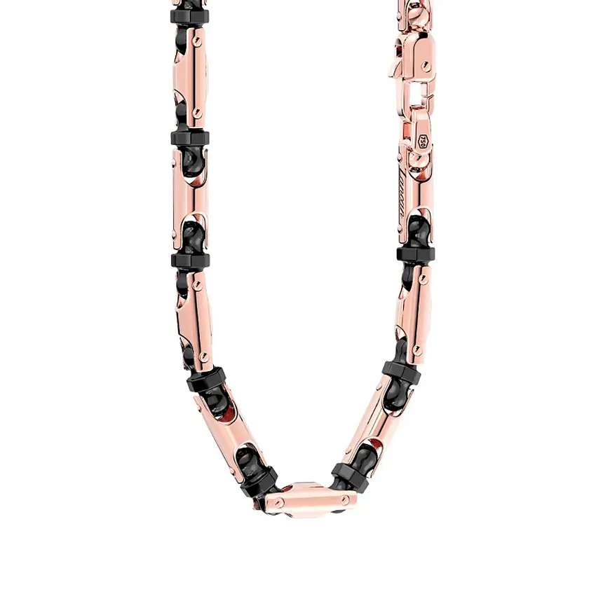 Золотое ожерелье Zancan Ceramikgold KC071R-N-60