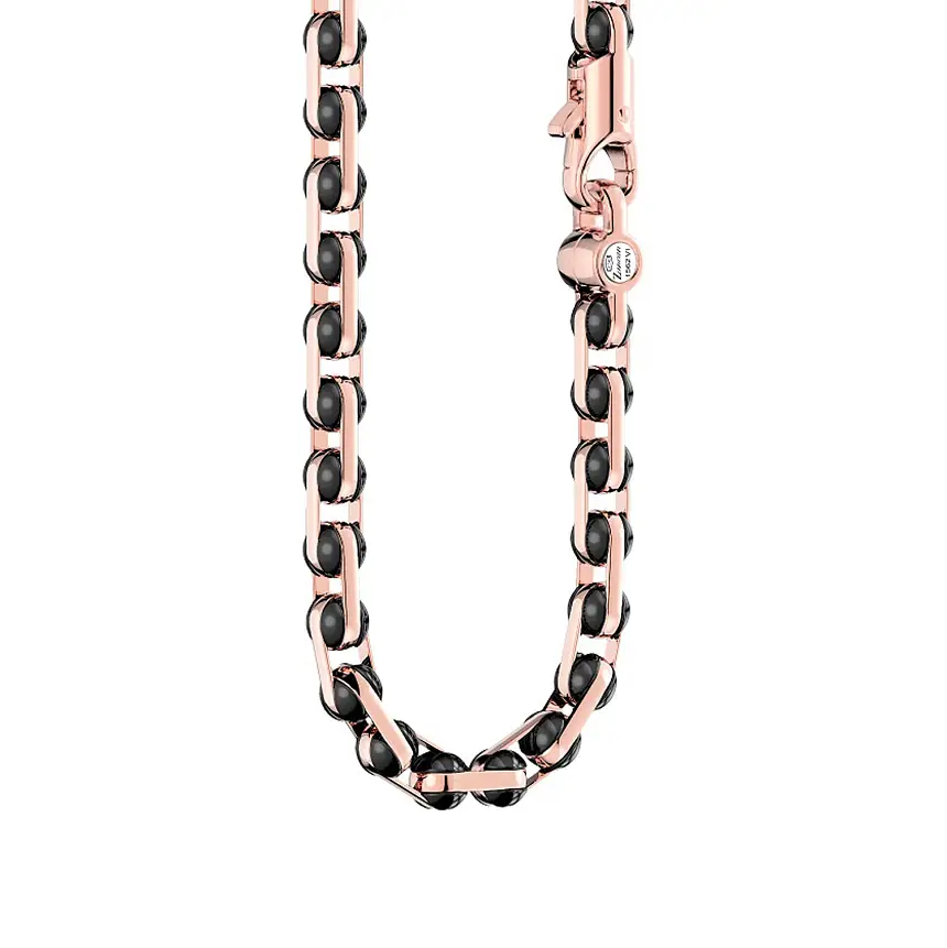 Золотое ожерелье Zancan Ceramicgold KC072R-N-60