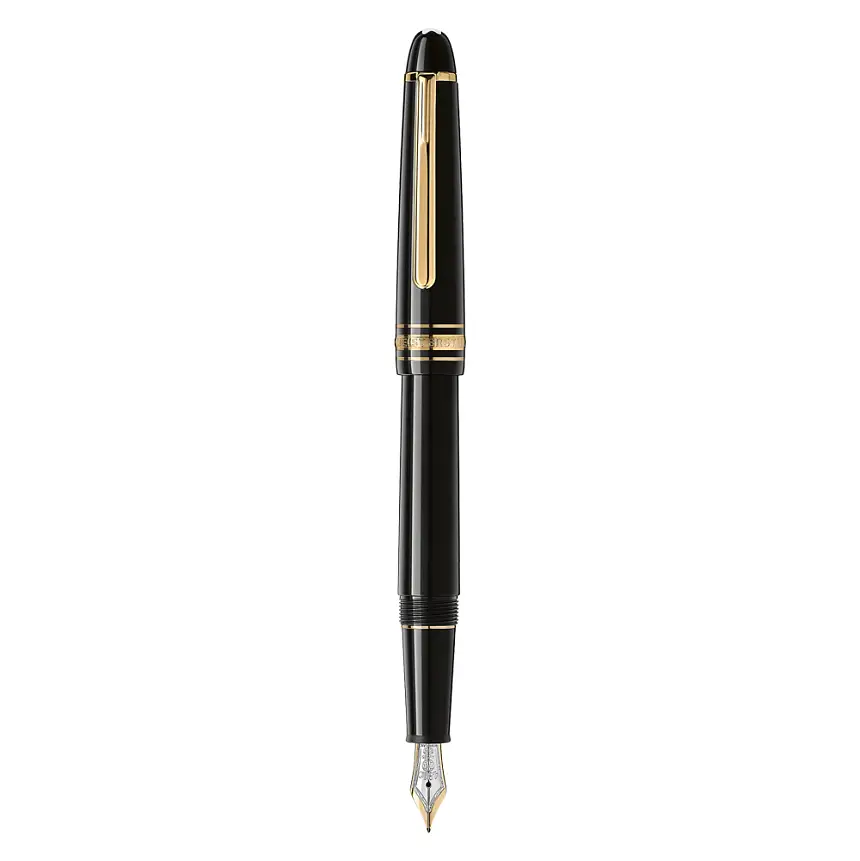 Перьевая ручка Montblanc Meisterstück Classique с позолоченным покрытием MB132463