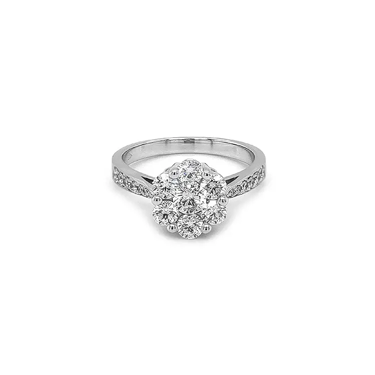 Золотое кольцо с бриллиантами