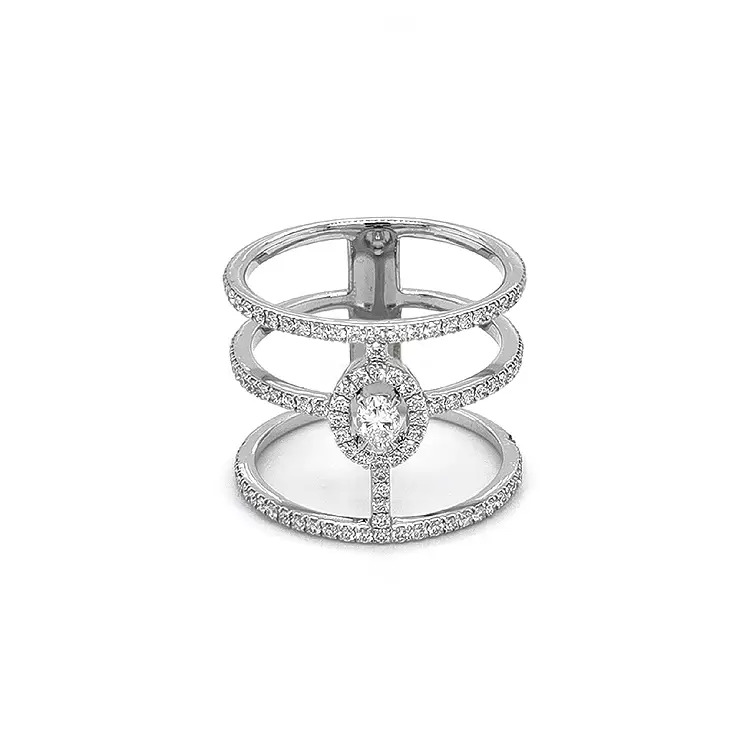 Золотое кольцо с бриллиантами