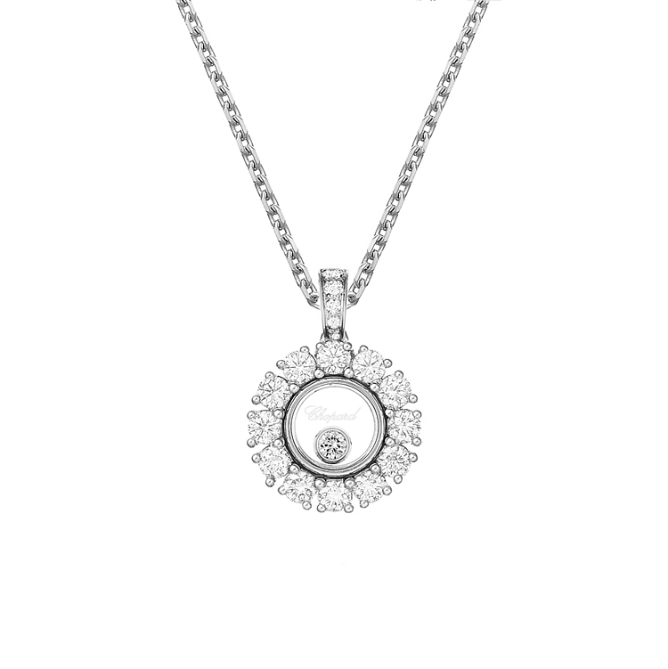 Золотое колье Chopard Happy Diamonds 79A609-1001