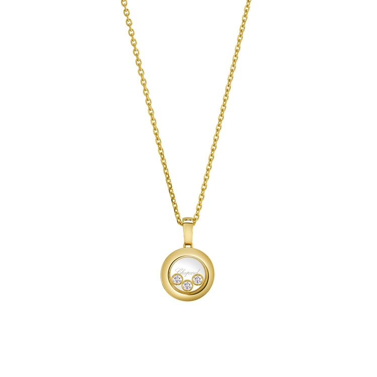 Золотой кулон Chopard Happy Diamonds 79A018-0001