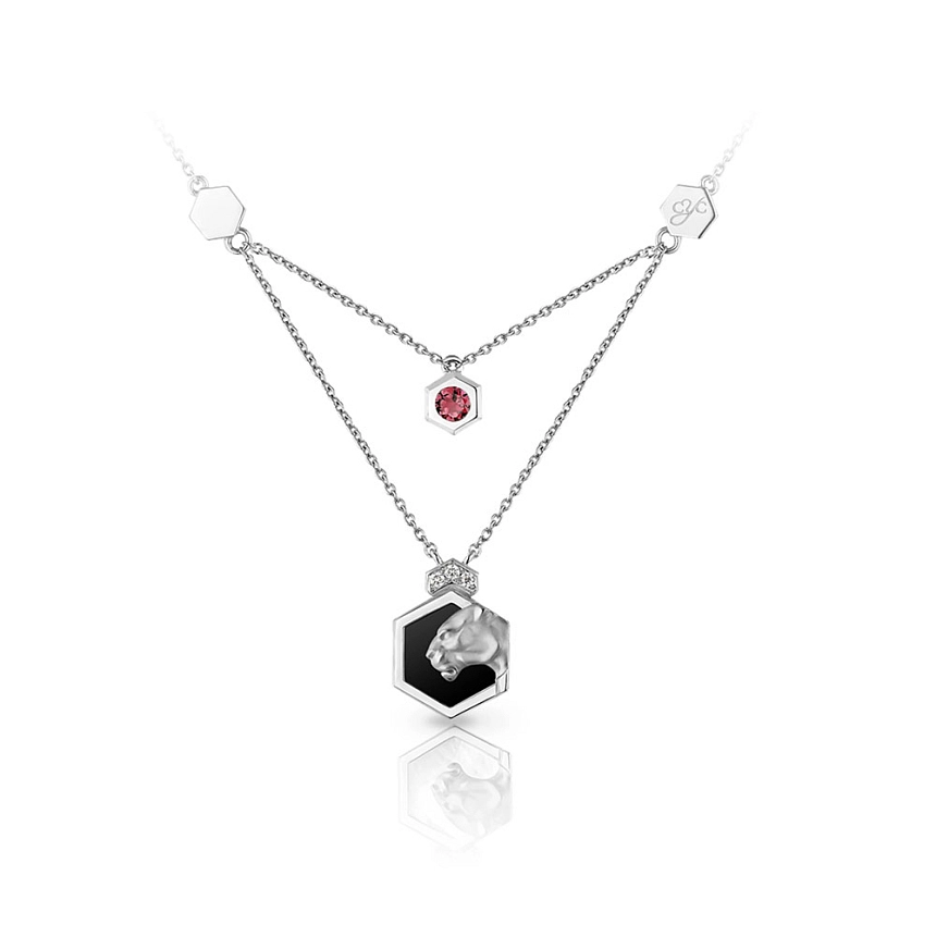 Золотой кулон Carrera y Carrera Hexagon