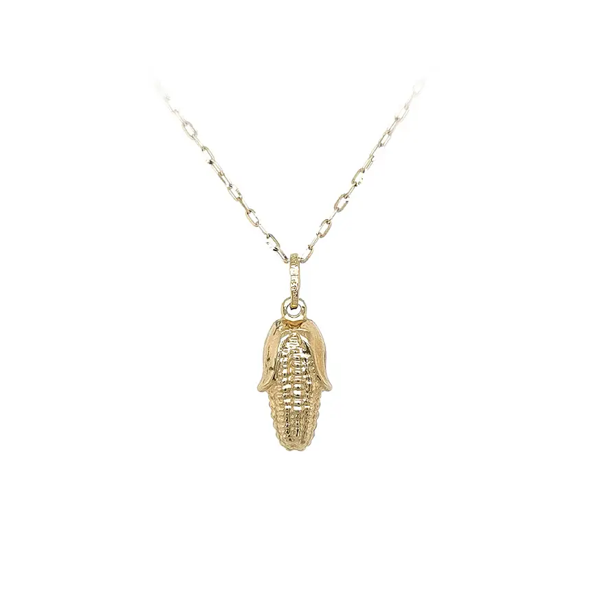 Золотая подвеска в виде кукурузы