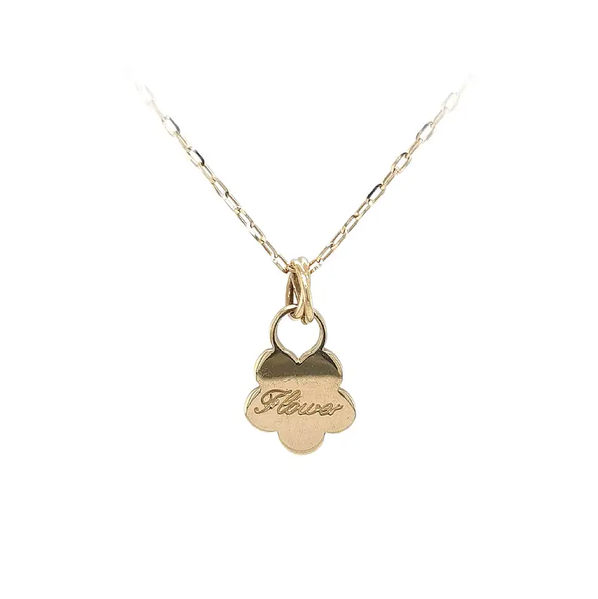 Подвеска с цветочным мотивом