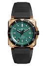 Bell & Ross BR-03 Diver Black & Green Bronze BR0392-D-LT-BR/SRB