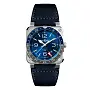 Bell & Ross BR 03-93 GMT Blue BR0393-BLU-ST/SCA
