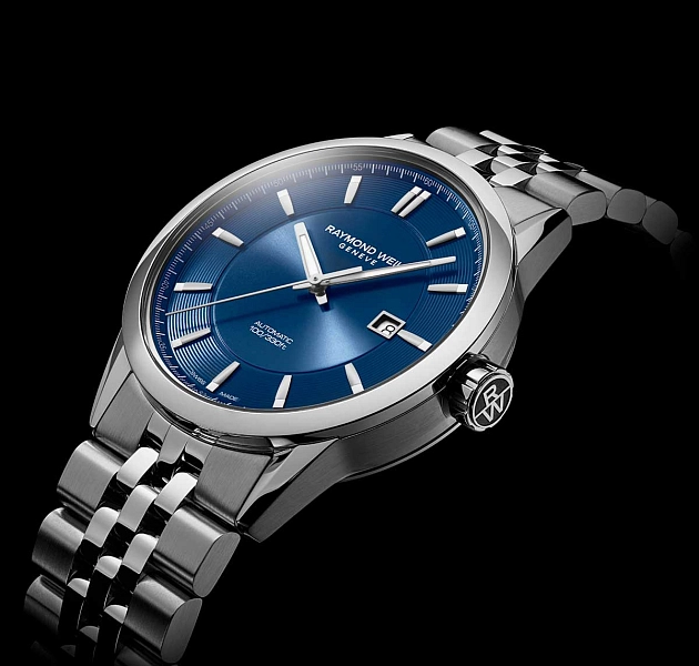 Raymond Weil Freelancer Мужские автоматические часы с синим циферблатом 2731-ST-50001