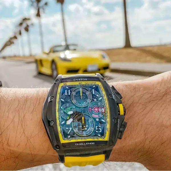 Cvstos Chrono Black Steel Yellow B00107.4102001