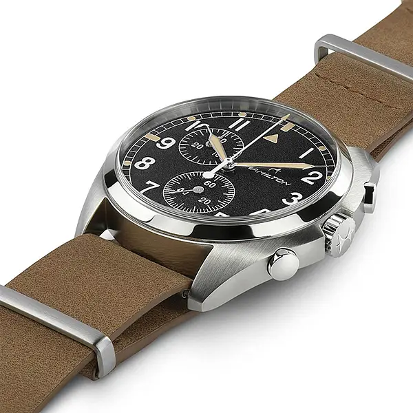 Khaki Aviation Pilot Pioneer Chrono Quartz H76522531
