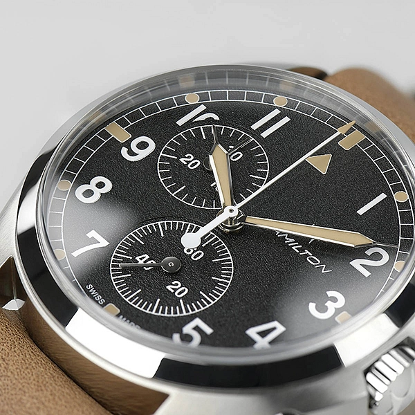 Khaki Aviation Pilot Pioneer Chrono Quartz H76522531