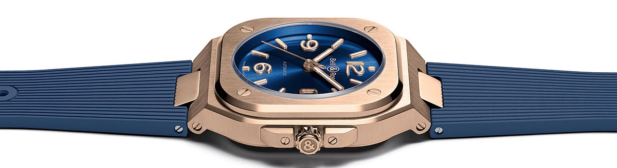 Bell & Ross BR 05 Blue Gold BR05A-BLU-PG/SRB