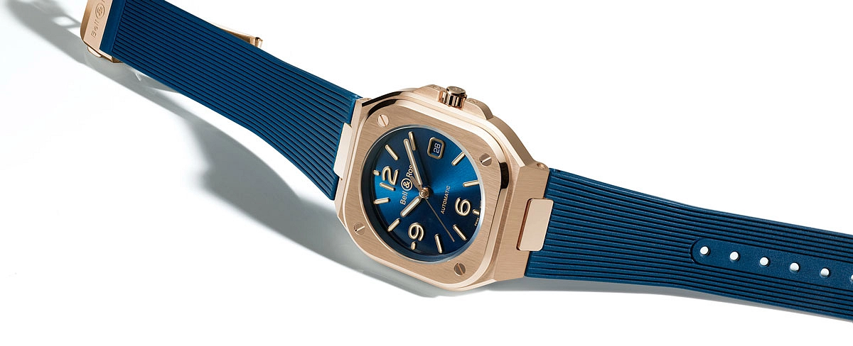 Bell & Ross BR 05 Blue Gold BR05A-BLU-PG/SRB