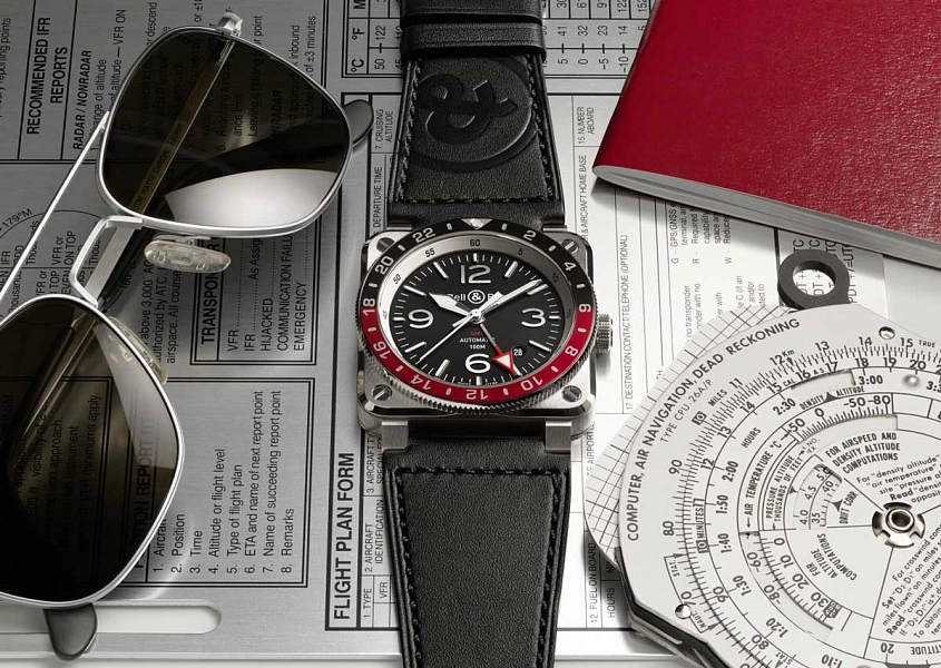 Bell & Ross BR 03-93 GMT BR0393-BL-ST/SCA