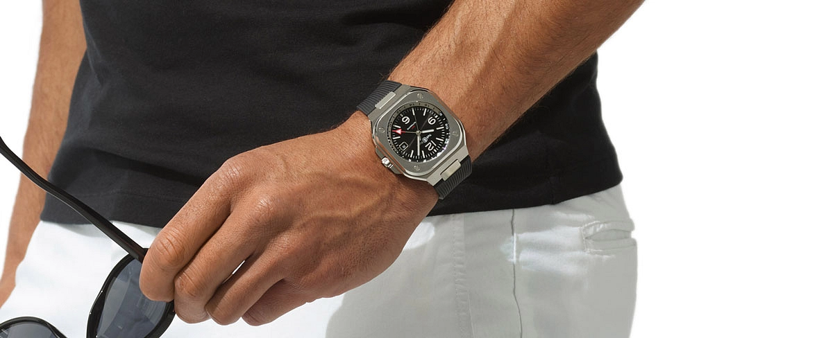 Bell & Ross BR 05 GMT BR05G-BL-ST/SRB