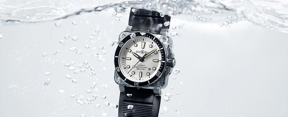 Bell & Ross BR03-92 Diver White BR0392-D-WH-ST/SRB