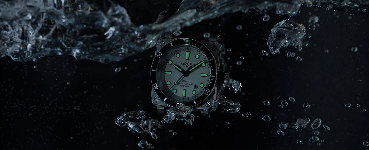 Bell & Ross BR03-92 Diver White BR0392-D-WH-ST/SRB